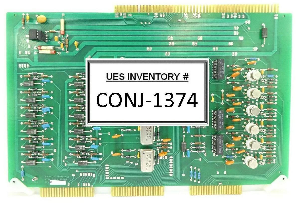 Used Varian Semiconductor VSEA D-F3637001 Analog Interface PCB Card Rev. K Working