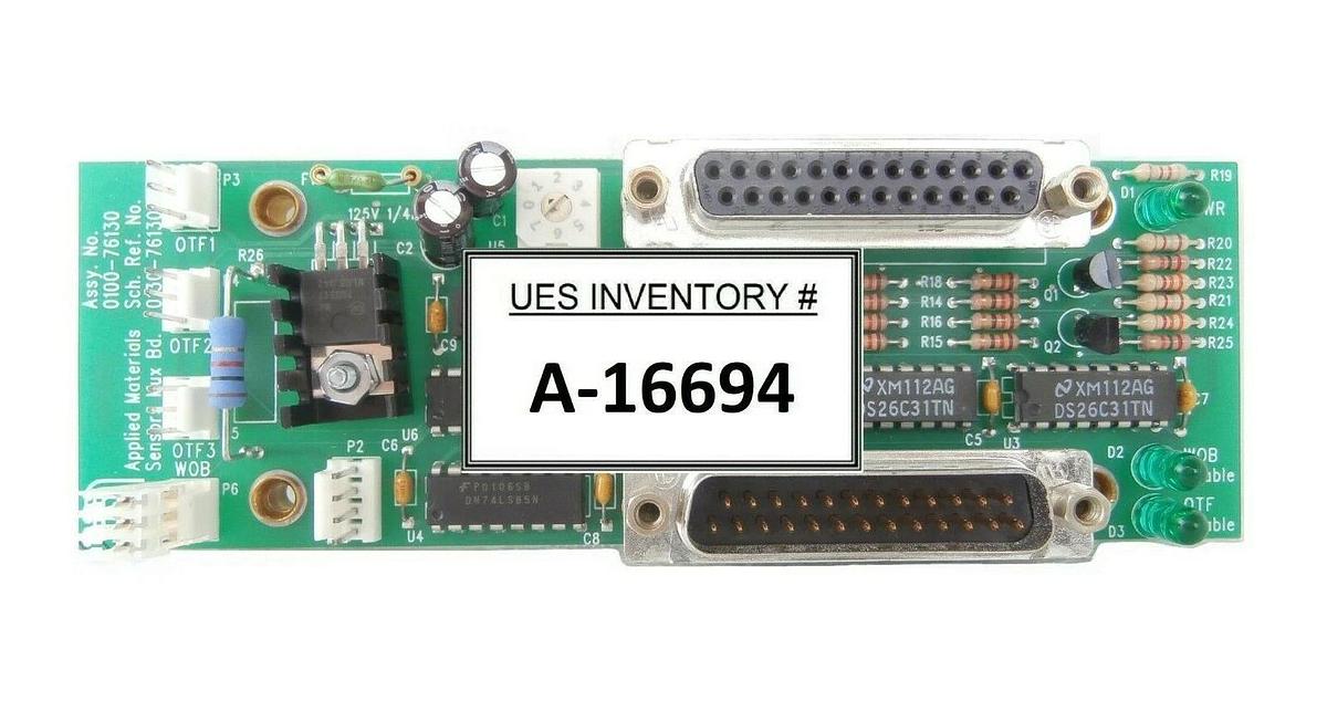 Used AMAT Applied Materials 0100-76130 Sensors Mux Board PCB 0130-76130 Ultima X
