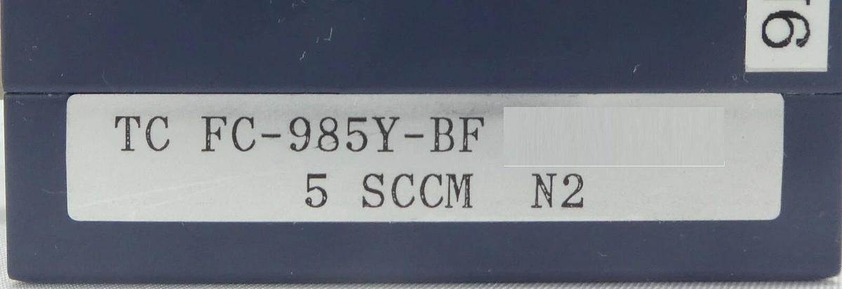 Used Aera TC FC-985Y-BF Mass Flow Controller MFC FC-985 5 SCCM N2 Working Surplus