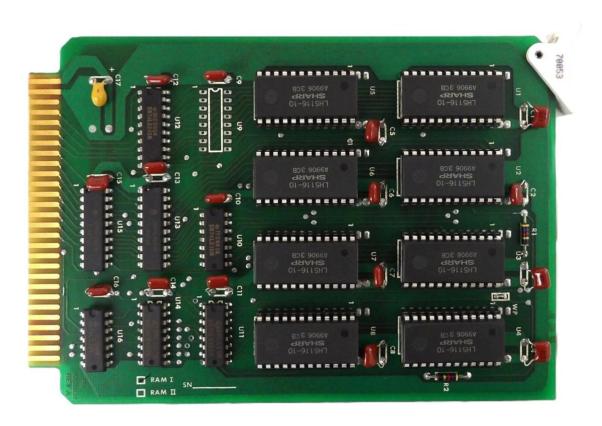Used PRI Automation BM70053 RAM 1 16K Board PCB Card KX00039 Brooks Working