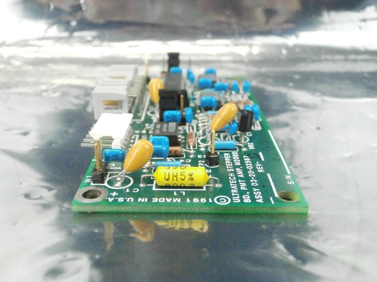 Used Ultratech Stepper 03-20-02567 Photomultiplier Amplifier M2000 PCB Board Used