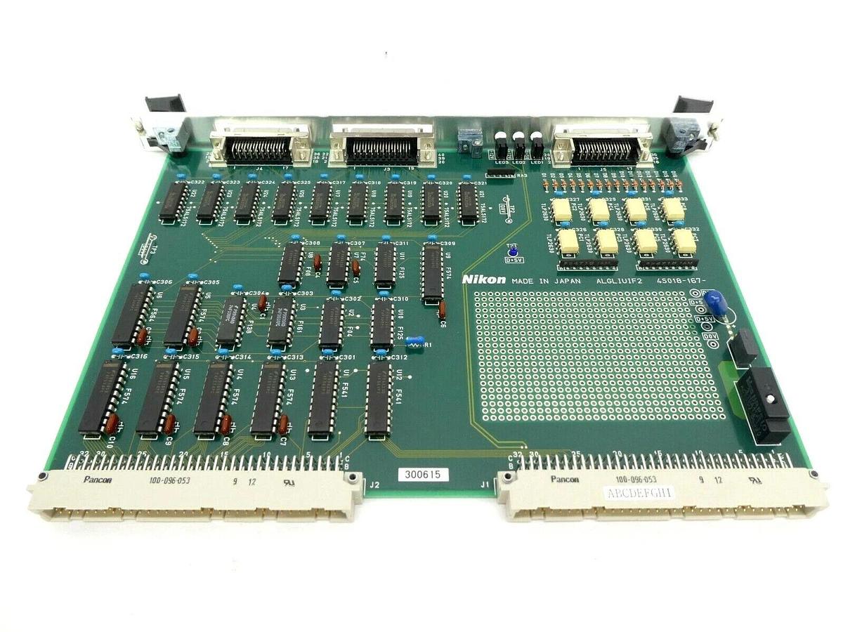 Used Nikon 4S018-167 Inferometer Relay PCB Card ALGLIUIF2 NSR Series Working Spare