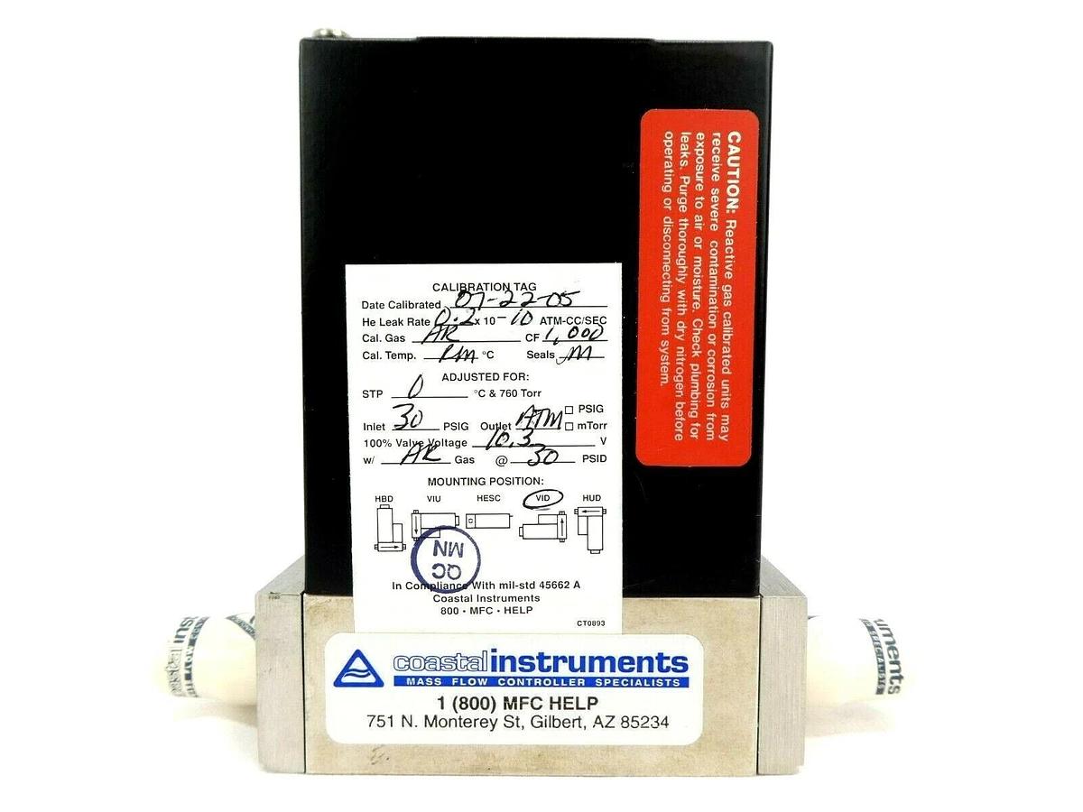 Refurbished Tylan FC-2900MEP Mass Flow Controller MFC 10 SLPM Ar 908778-001 Refurbished