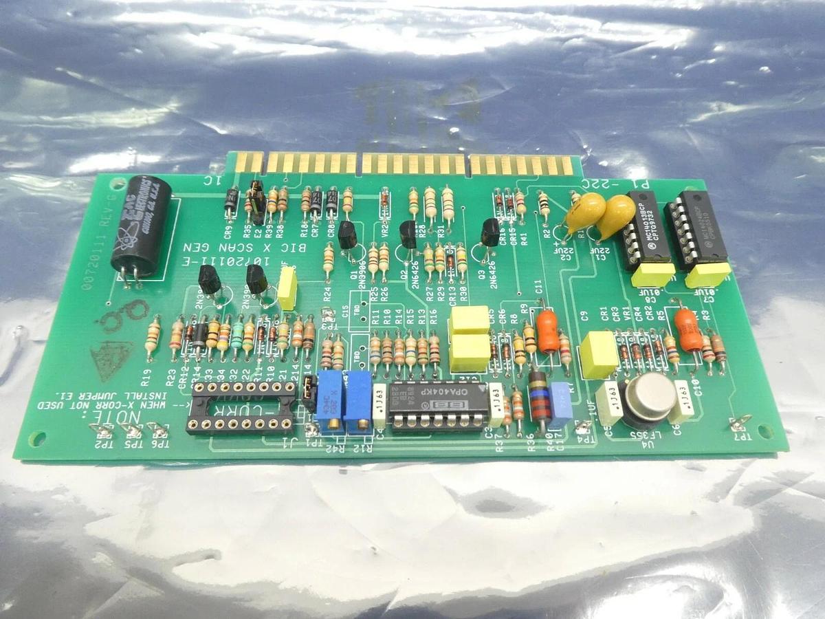 Used Brookhaven 10720111-E X Scan Gen PCB Card P1-22C Varian Ion Implant E20000185