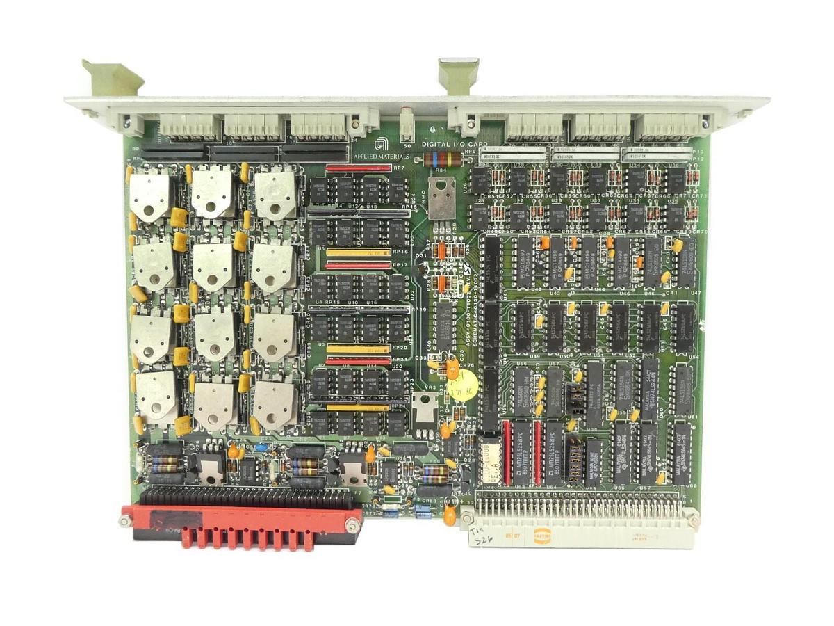 Used AMAT Applied Materials 0100-11002 Digital I/O PCB Card Working Surplus