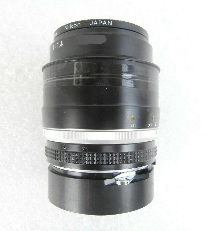 Used Nikkor 35mm 1:1.4 PPD Detector Camera Lens R60 Red Filter Nikon NSR Working
