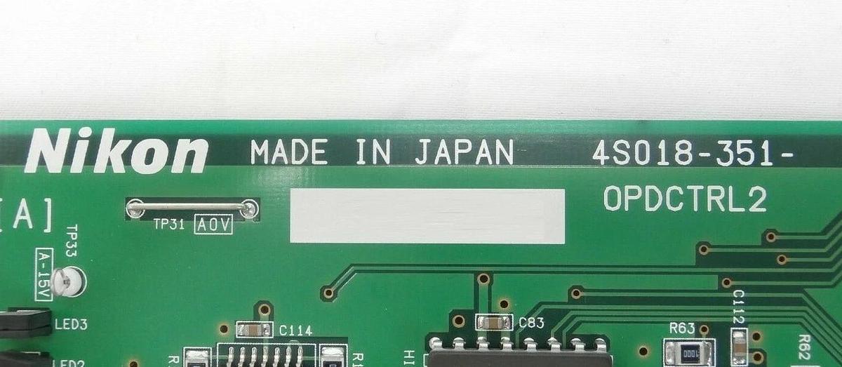 Used Nikon 4S018-351-Ⓐ Control Board PCB Card OPDCTRL2 NSR System Working Surplus