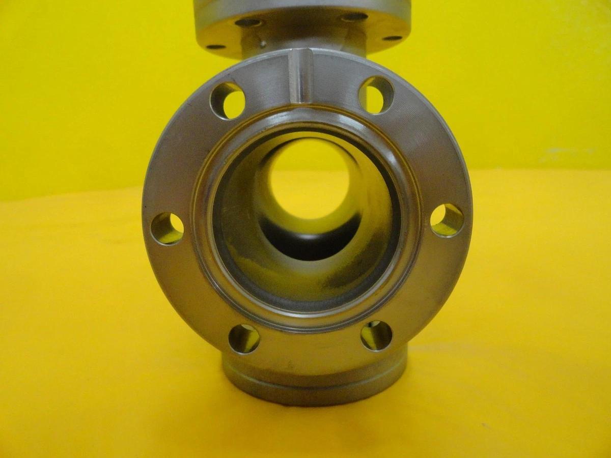 Used Edwards High Vacuum 4-Way Cross DN40CF CF70 Rotatable to Fixed Flange HPS Used