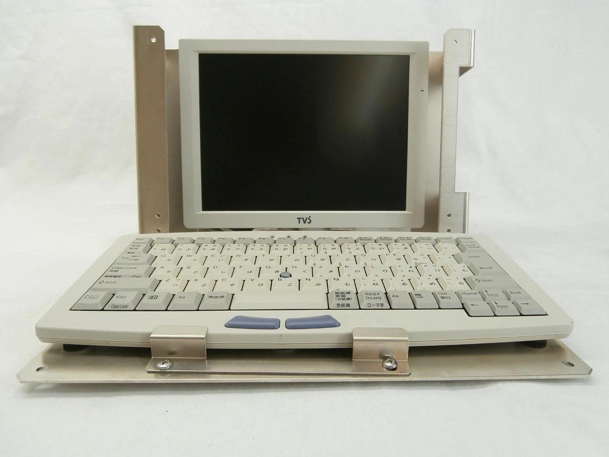 Used Hitachi Operator Interface Panel Keyboard and Monitor M-712E Used Working