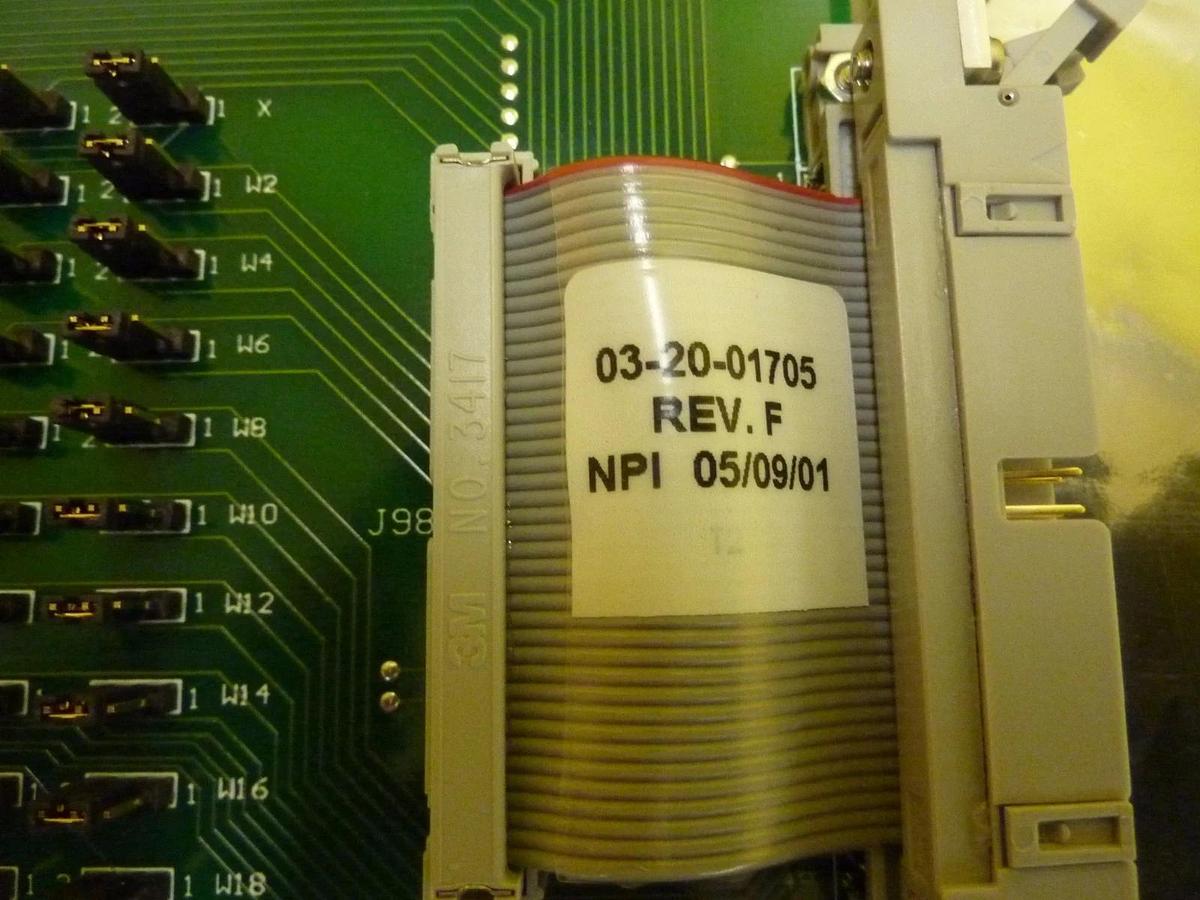 Used Ultratech Stepper 03-20-01705-04 General I/O Transition PCB Card Rev. J Used