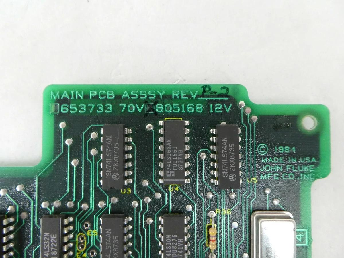 Used Fluke 805168 12V Infotouch Display Processor Main PCB 653733 1780A Working Spare