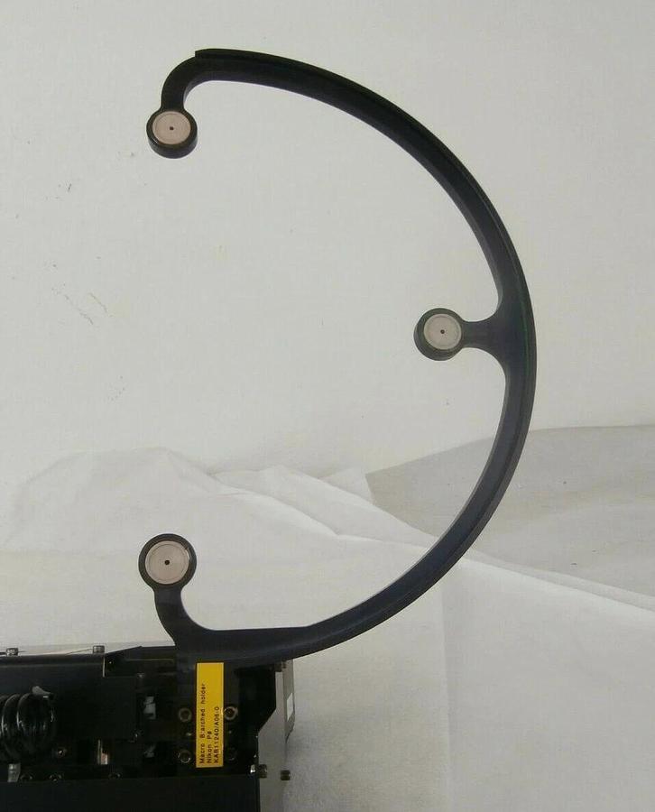 Used Nikon Macro B Wafer Rotation Assembly with Arched Holder KAB11240 OPTISTATION 7