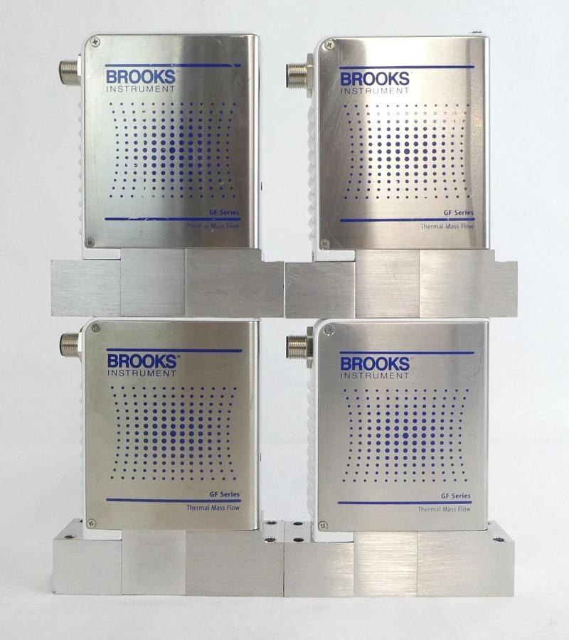 Used Brooks Instrument GF125C Mass Flow Controller MFC GF125CXXC Lot of 13 Working