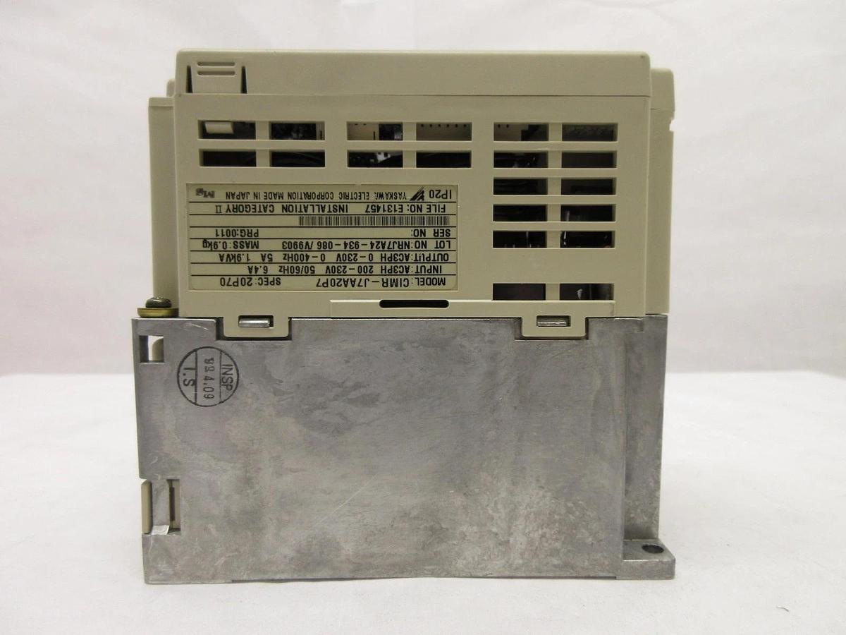 Used Yaskawa Electric CIMR-J7AA20P7 Inverter Drive VS Mini J7 Working