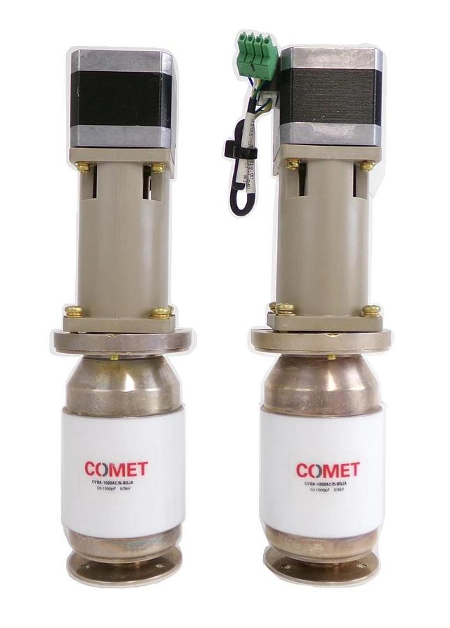 Used Comet CVBA-1000AC/5-BGJA RF Variable Vacuum Capacitor Lot of 2 Working