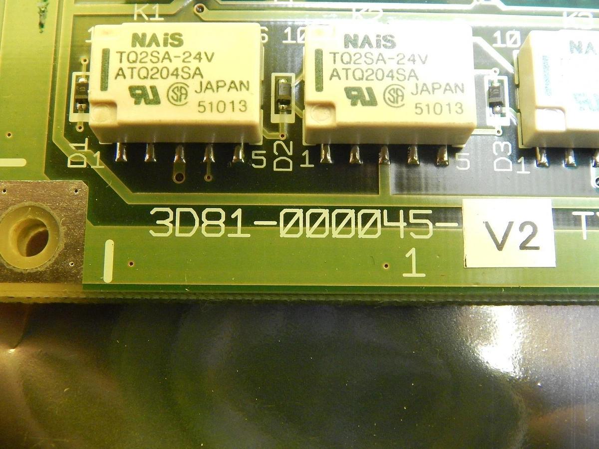 Used TEL Tokyo Electron 3D81-000045-V2 Processor PCB TYB62H-1/OPF2 T-3044SS Used