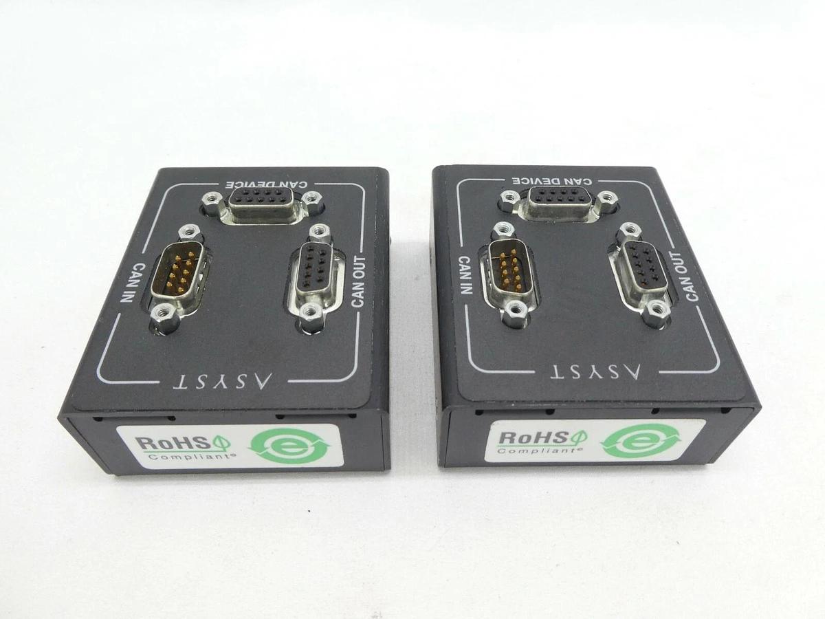 Used Asyst Technologies 9701-2935-01 CAN Device CAN TEE-RoHS Rev. B Lot of 2 Working