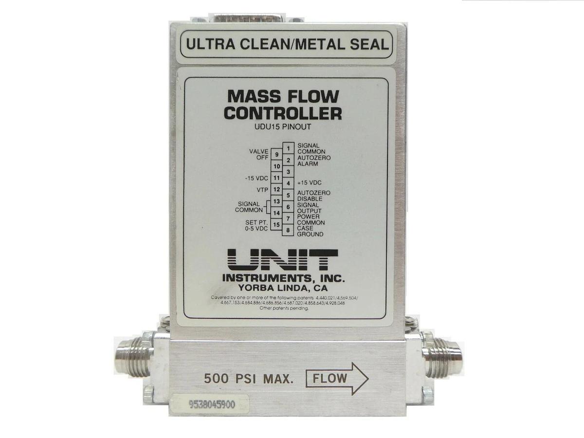 Used UNIT Instruments UFC-8160 Mass Flow Controller MFC 100 SCCM CF4 Working Spare
