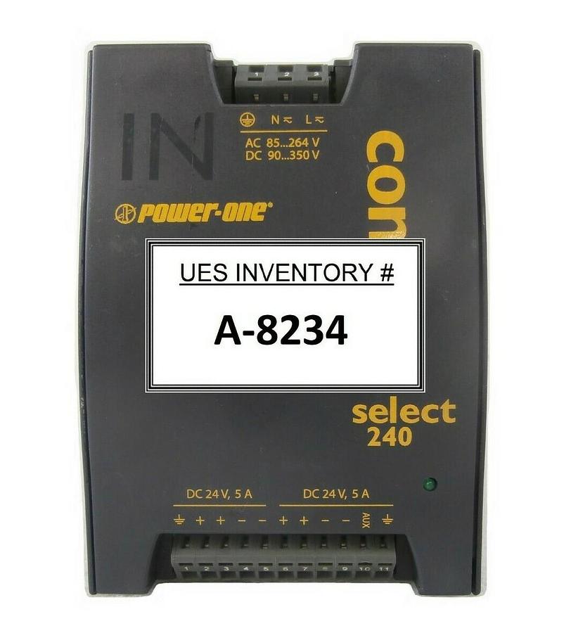 Used Power-One LWN2660-6 AC-DC/DC-DC Converter DIN Rail Power Supply Working Surplus