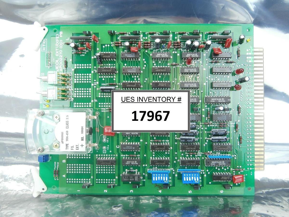 Used JEOL AP002270(00) Processor Board PCB Card EXT I/O(FE)PB JSM-6400F Used Working