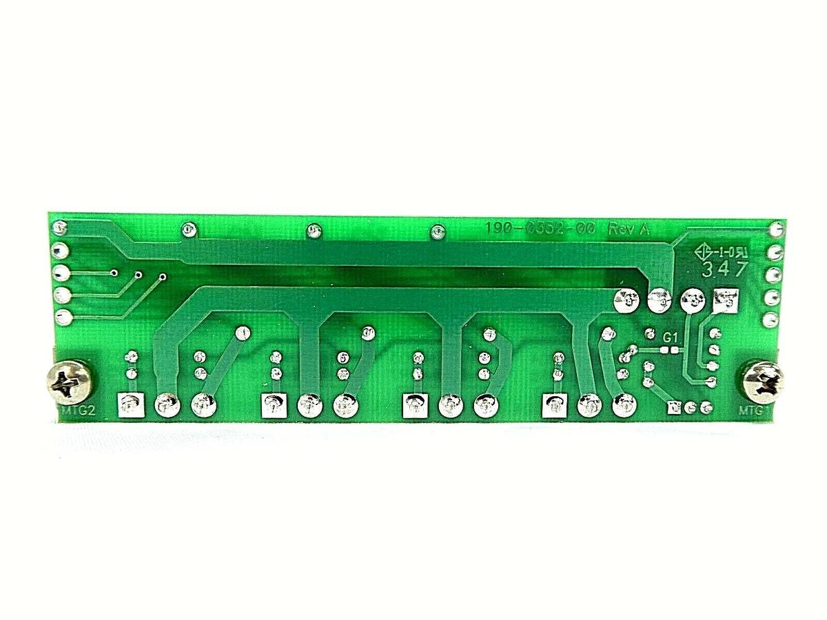 Used Dynatronix 138-0352-00 Thermal Contact Relay Board PCB 190-0352-00 Working Spare