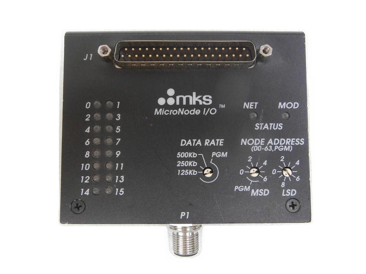 Used MKS Instruments AS00121-01 MicroNode I/O Module Working Surplus