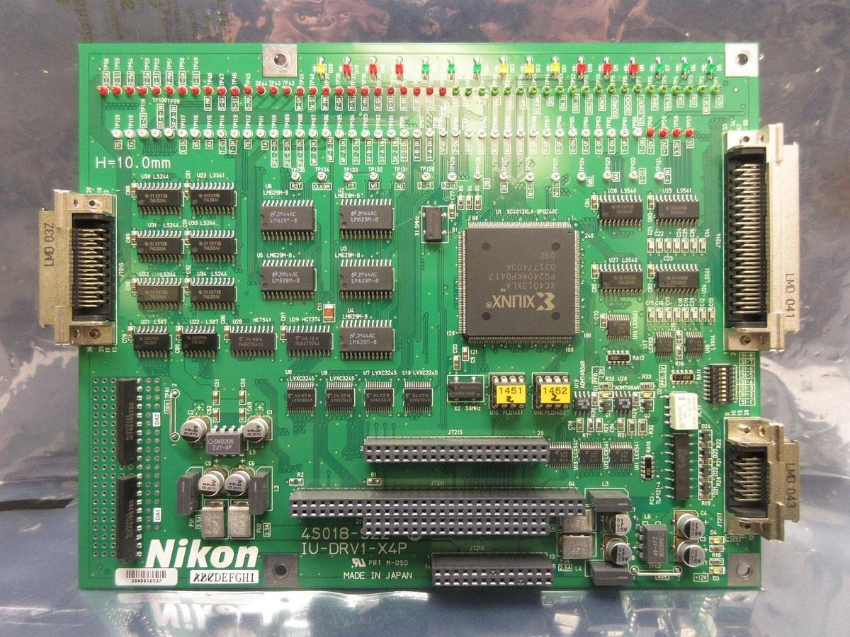 Used Nikon 4S018-922-B Control Board PCB IU-DRV1-X4P NSR-S307E DUV Scanning Used