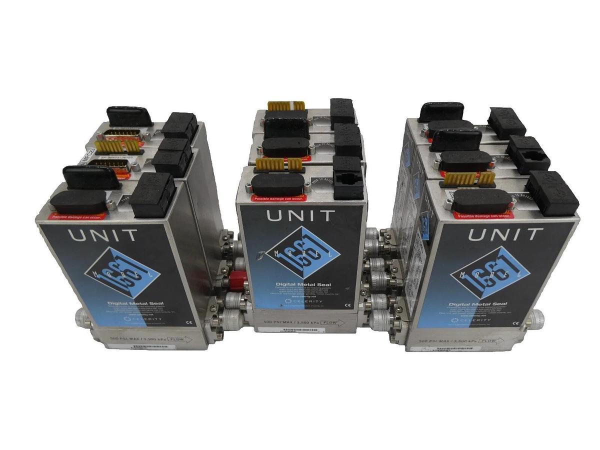Used Celerity UNIT UFC-1661 Mass Flow Controller MFC HC1 Reseller Lot of 9 Working