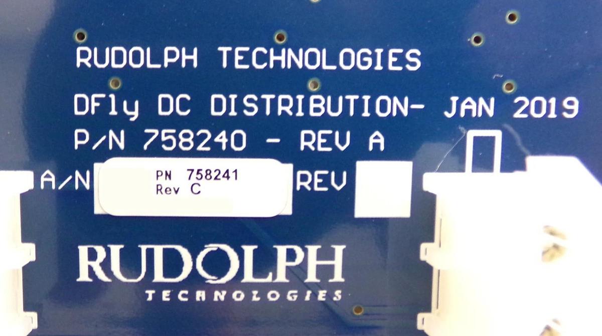 Used Rudolph Technologies 758241 DragonFly DC Distribution PCB Assembly Working