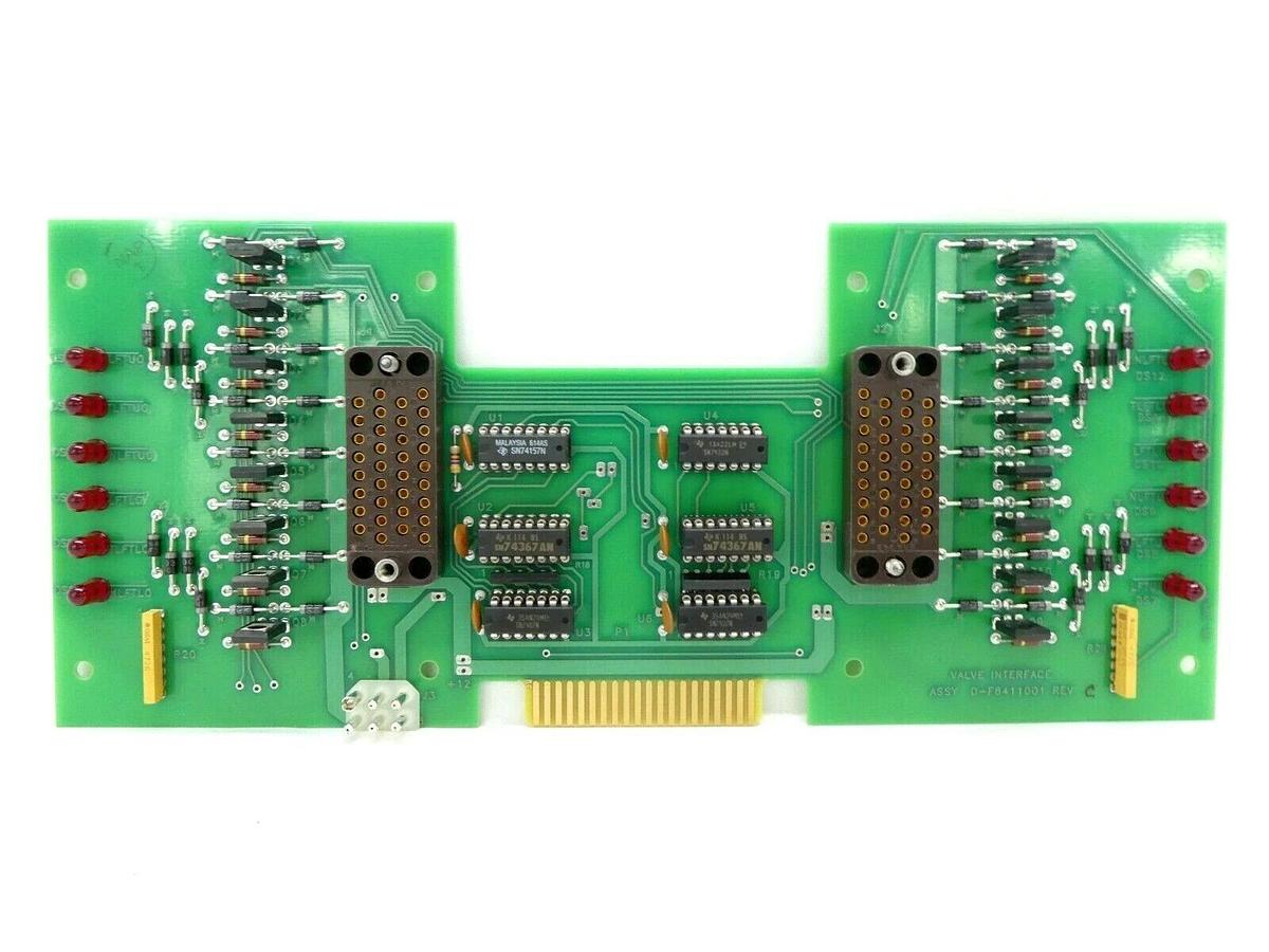 Used Varian Semiconductor VSEA D-F8411001 Valve Interface PCB Rev. C Working Surplus