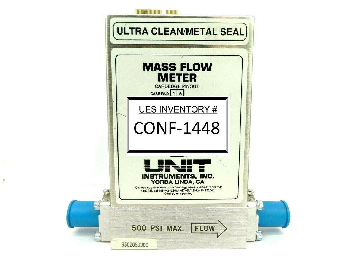 Used UNIT Instruments UFC-8160 Mass Flow Controller MFC 1 SLM N2 Working Surplus