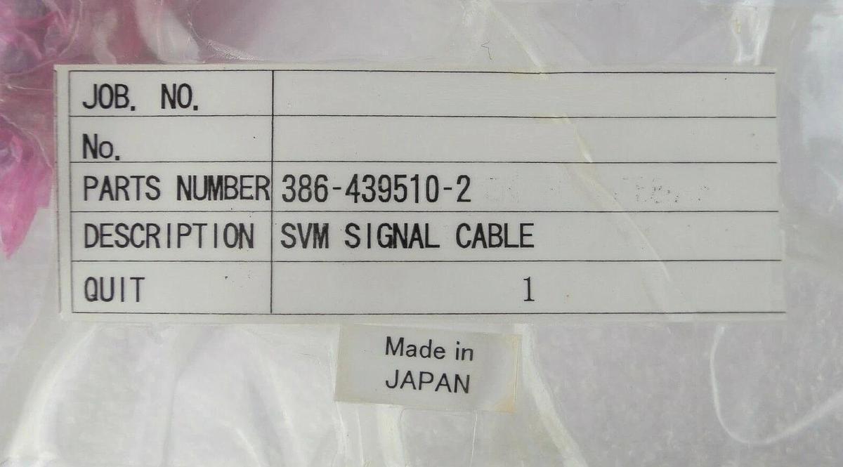 Used TEL Tokyo Electron Mark 7 Cable Set of 3 386-439510-2 386-439680-5 386-446459-13