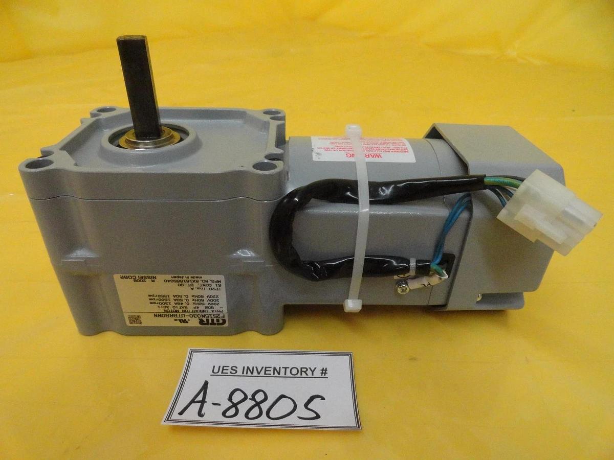 Used Nissei Corp F2S15N030-UTBR90NN 3-Phase Induction Motor Used Working