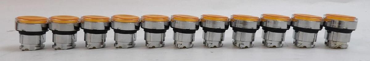Used Schneider Electric XB4BW35B5 LED 22mm Push Button Switch Lot of 12 Working