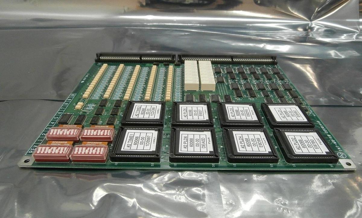 Used Kokusai Electric D2E01448 #2 TIME/PLD Processor PCB Card INT-MB 60068 Working