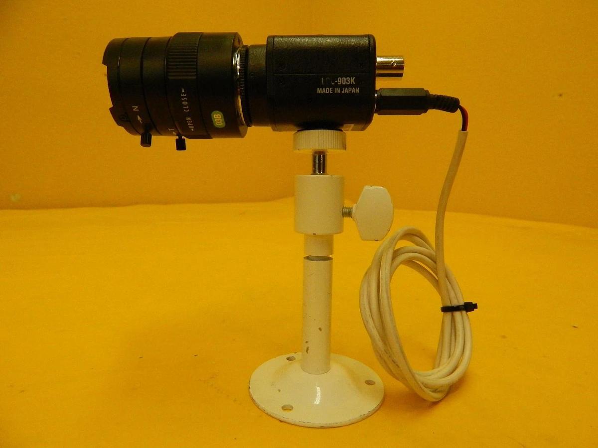 Used Watec LCL-903K CCD Camera with Kowa 3.5-10.5mm Lens Used Working