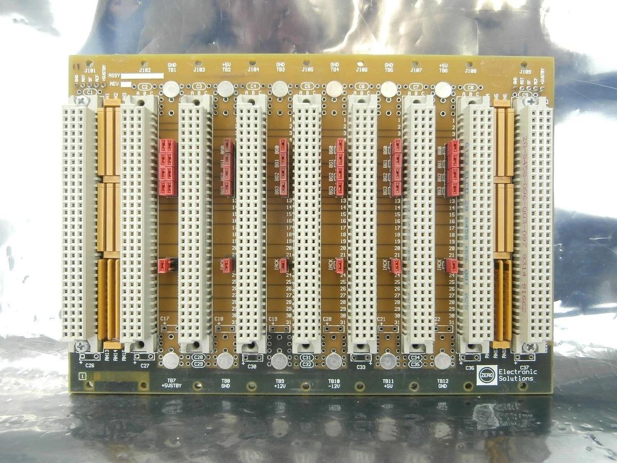 Used Electronic Solutions V809J1EC V809 VME J1 Backplane Board PCB 01-0009293 Used