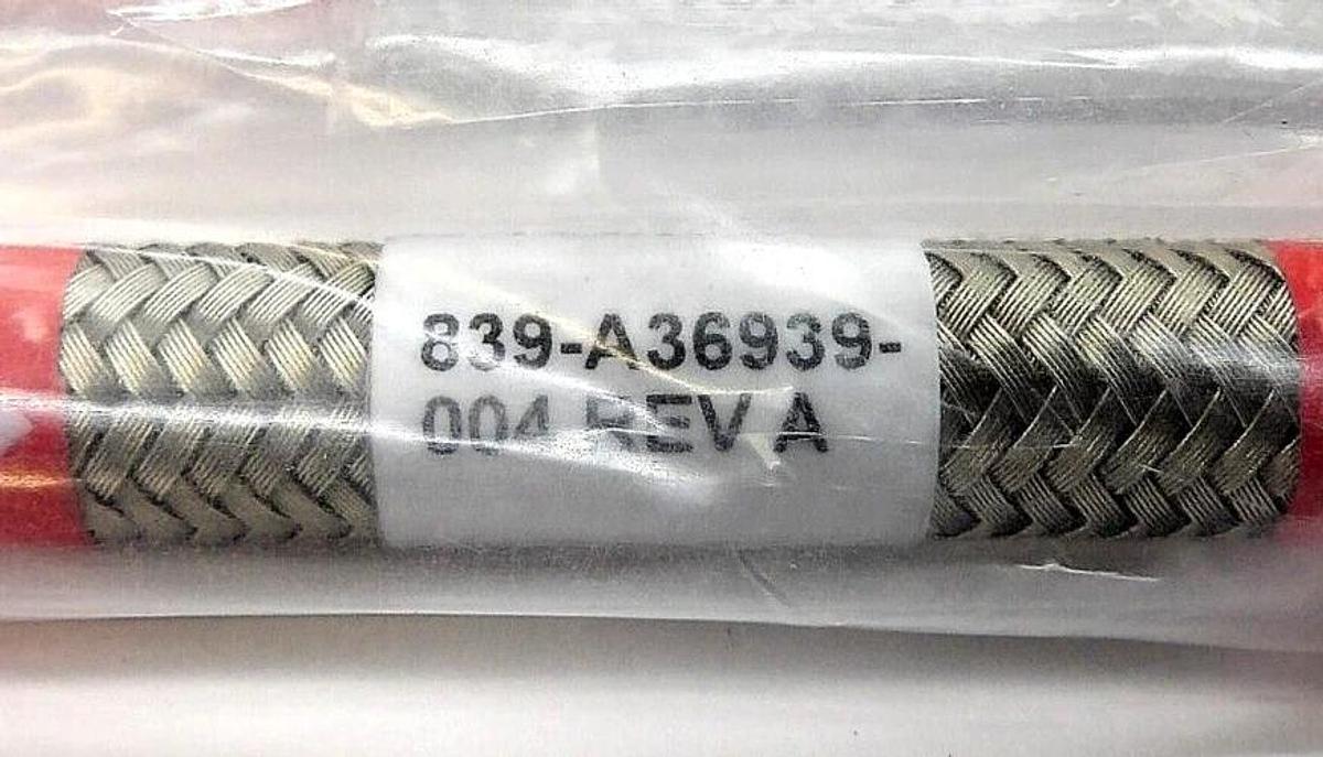 Used Lam Research 839-A36939-004 12" Source Chamber Braided Hose Lot of 3 New