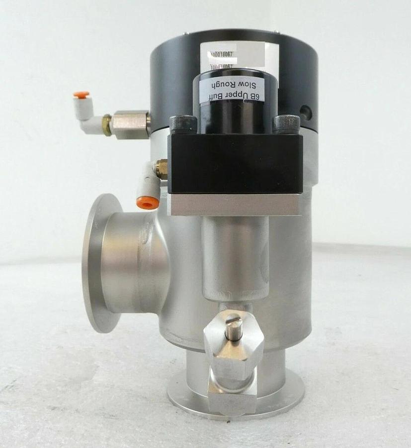 Used MKS Instruments 100018067 Pneumatic Right Angle Valve NW50 AMAT Chamber Working