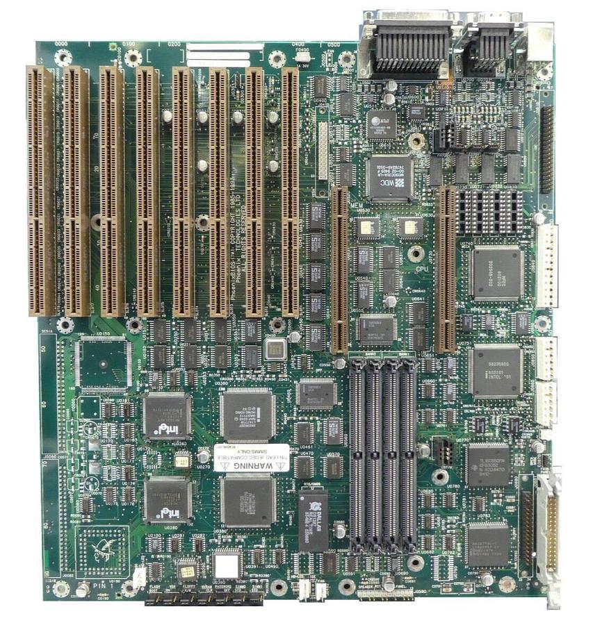 Used Phoenix Technologies 614726-003 PhoenixBIOS Mother Board PCB 540581-001 Working