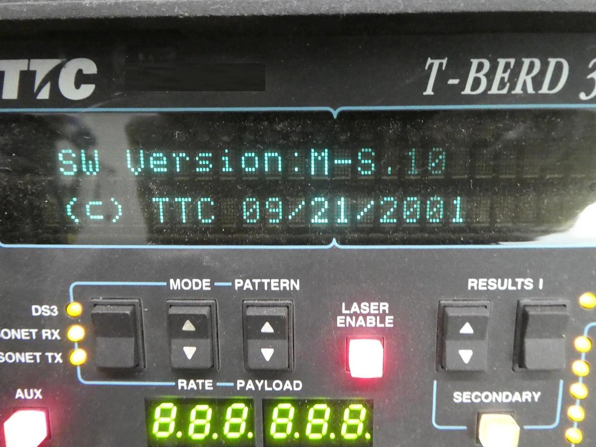 Used TTC T-BERD 310 Communications Analyzer L-S.01 7 Options M-S.10 Lot of 2 Surplus