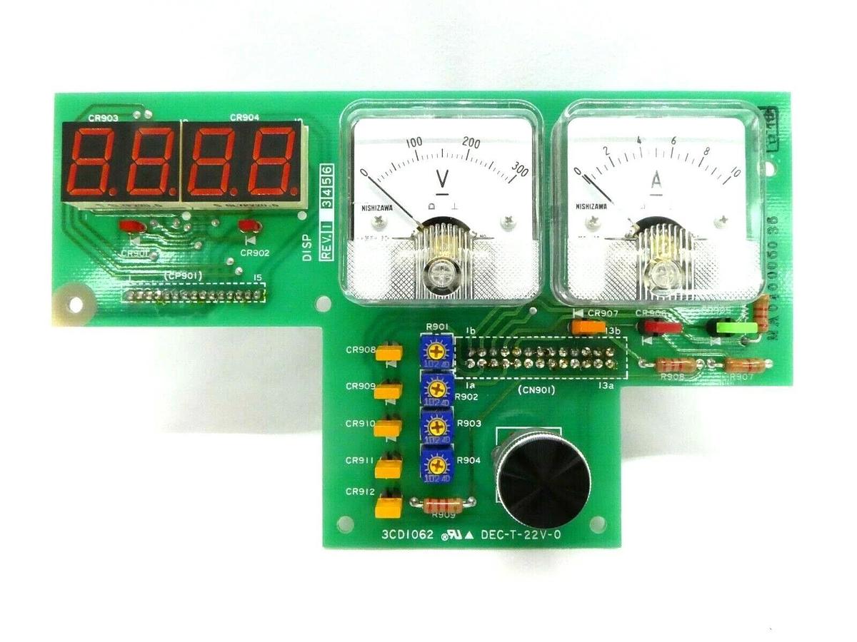 Used Hitachi Kokusai Denki 3CD1062 Voltage/Current Display PCB Mikro Sonic Working