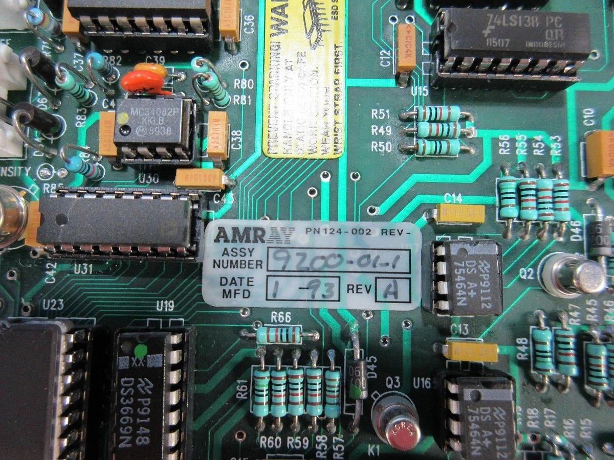Used Amray 9200-01-1 PC15V OMF Interface PCB 800-2720 Used Working