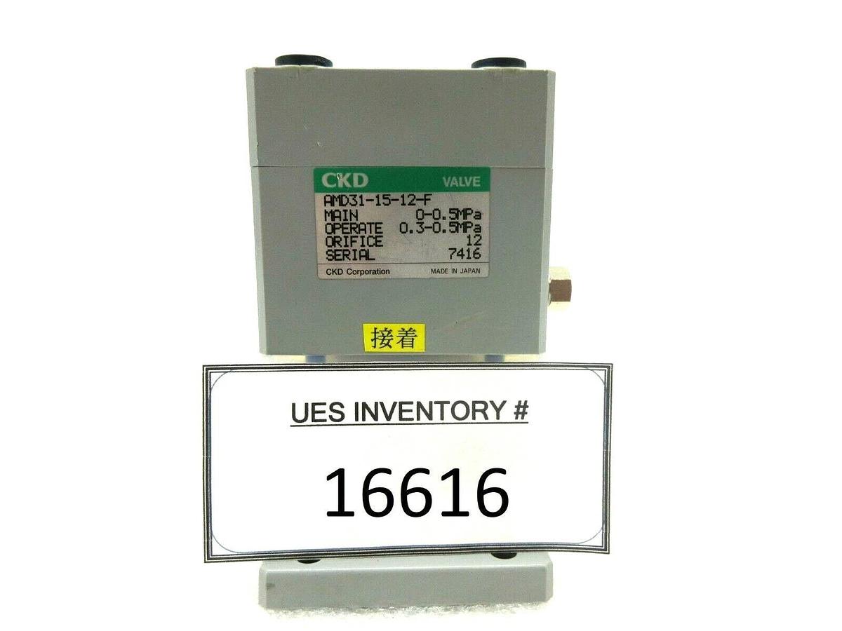 Used CKD AMD31-15-12-F Air Operated Valve Nikon NSR-S202A System Used Working