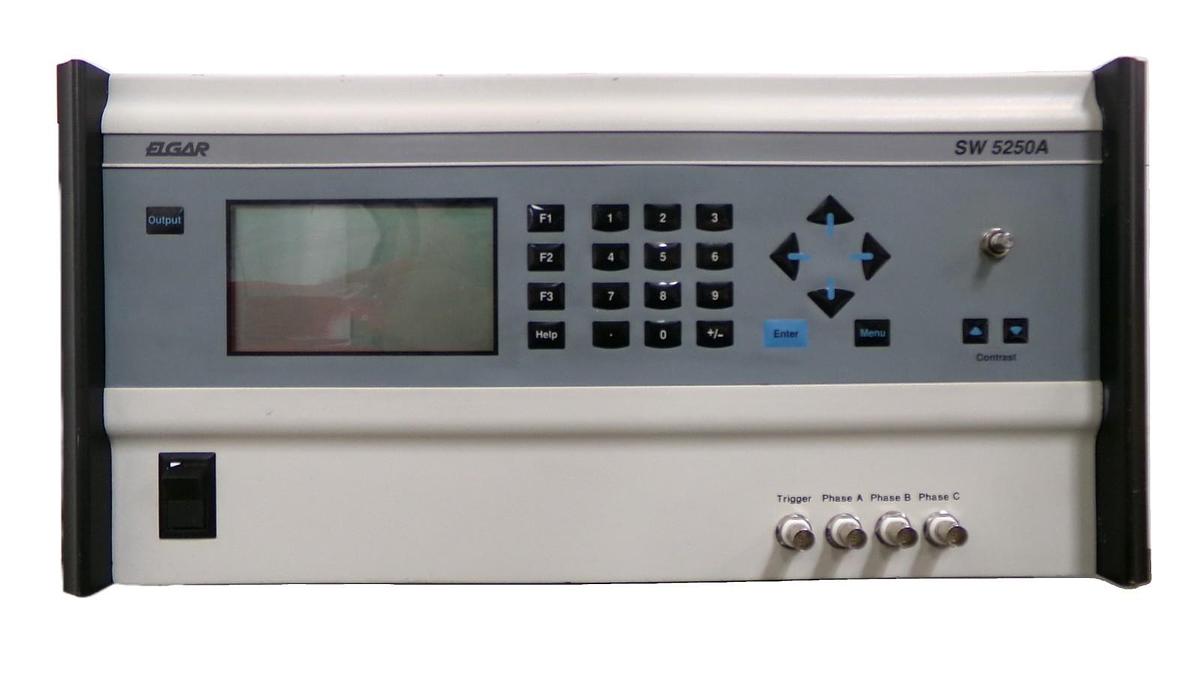 Used Elgar 5162001-15 SmartWave Industrial Power Source SW5250A No Knob Untested