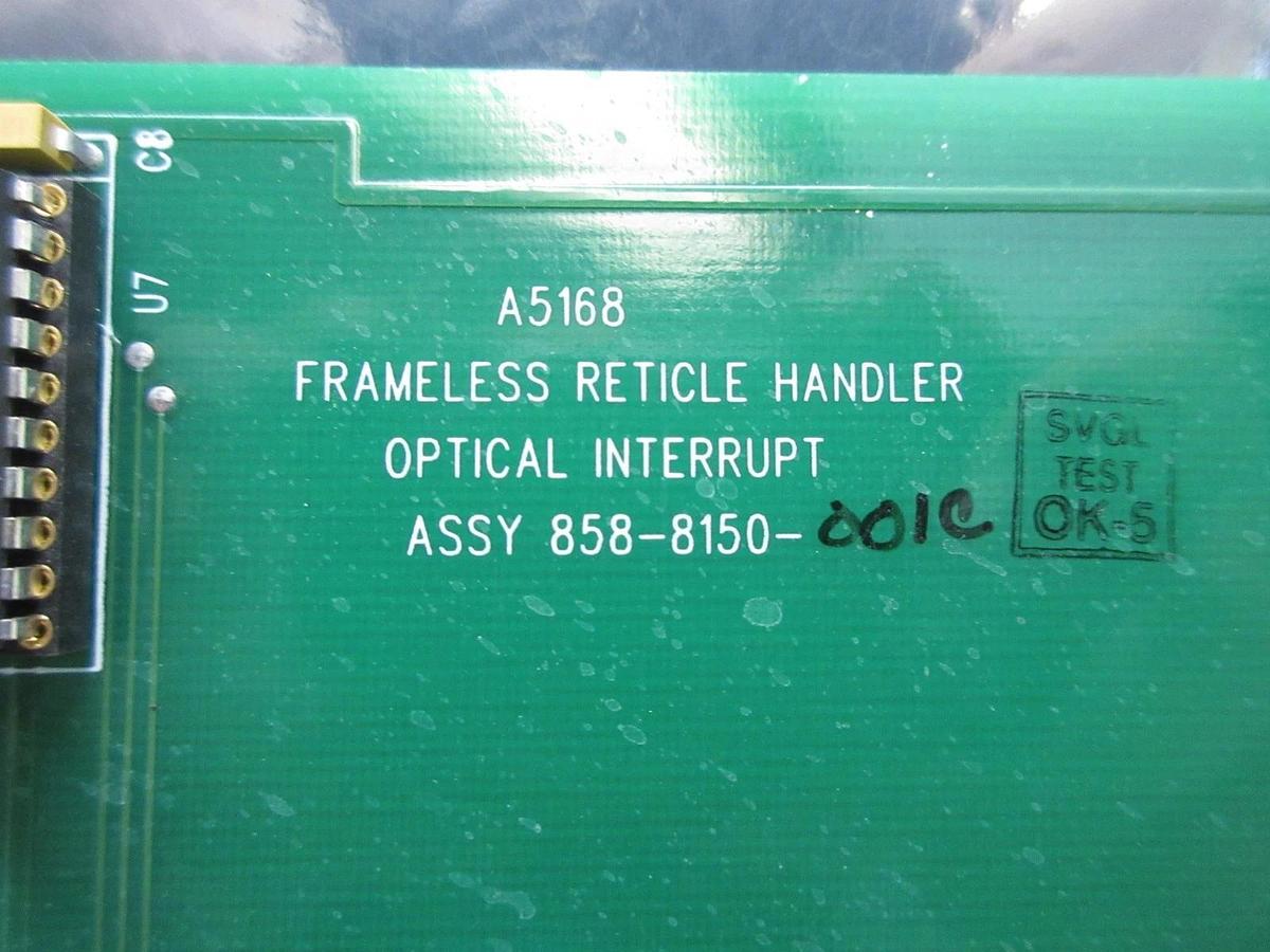 Used SVG Silicon Valley Group 858-8150-001 Interface PCB Card Rev. C Used Working