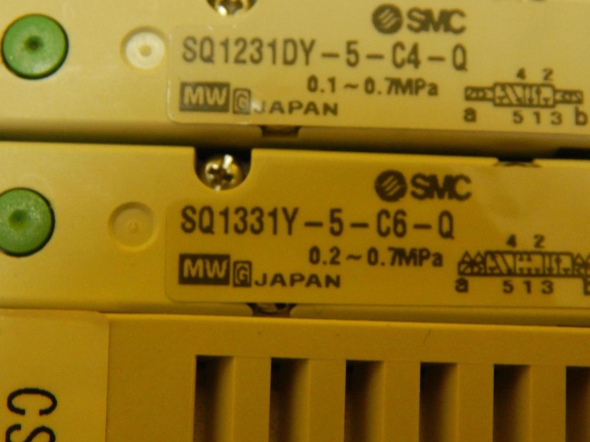 Used TEL Tokyo Electron CSV2 6-Port Manifold SMC SQ1231DY-5-C4-Q PR300Z Used Working
