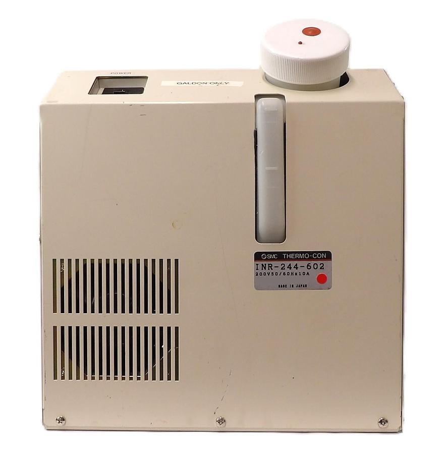 Used SMC INR-244-602 Chiller Heat Exchanger Module THERMO-CON AMAT Working