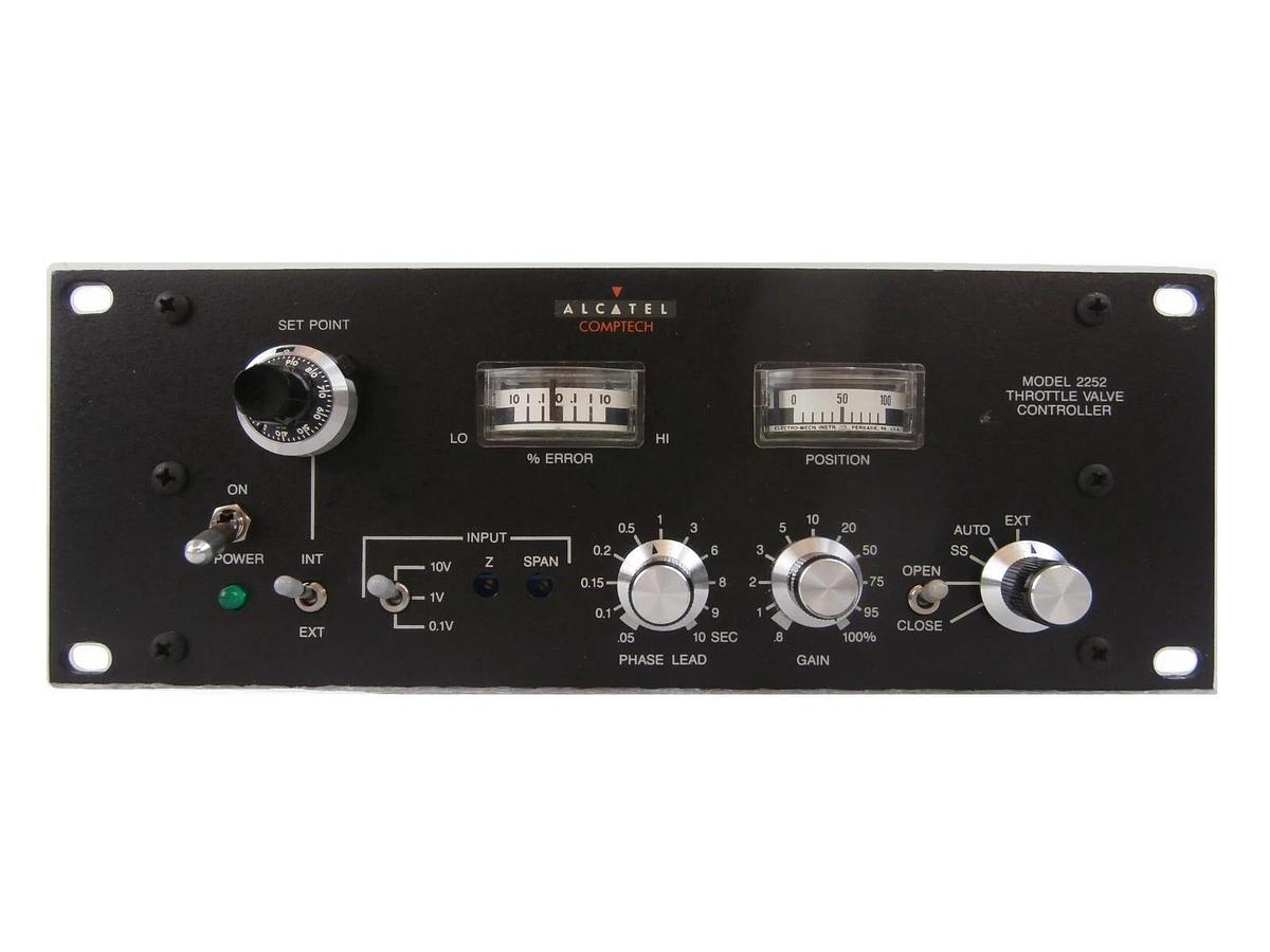 Used Alcatel 252C-1-VPO-S Throttle Valve Controller 2252 MKS Instruments Working