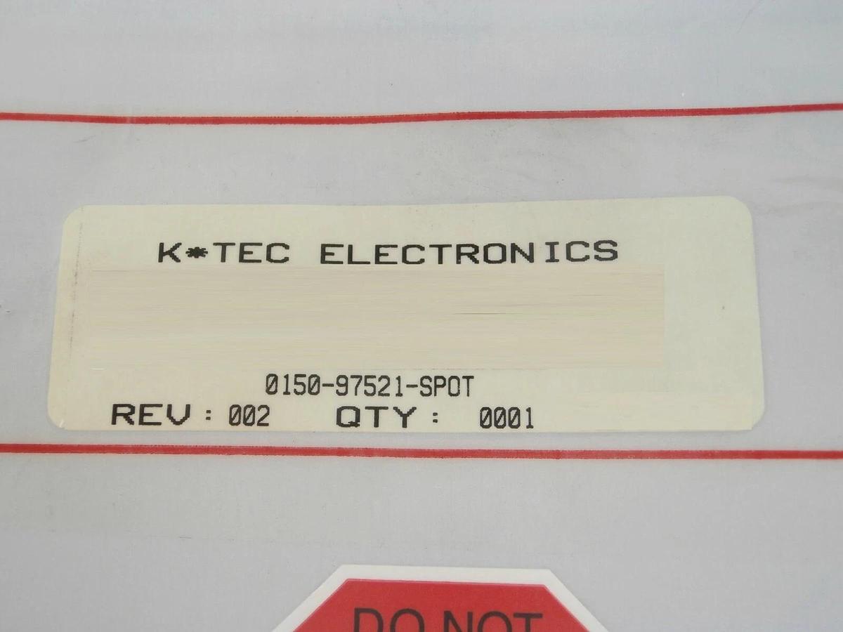 Used K-Tec 0150-97521-SPOT EV Manifold Communication Cable AMAT 0150-97521 New Spare